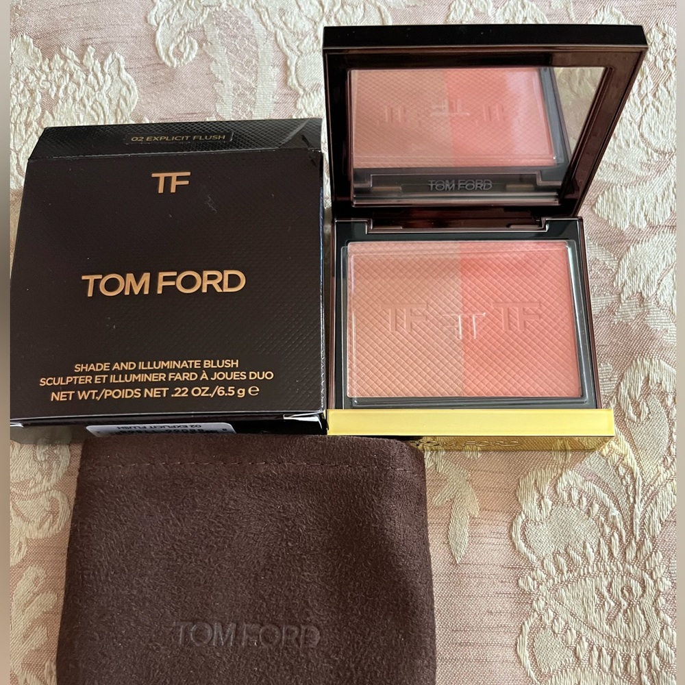 NIB Tom Ford Shade and Illuminate Blush 02 Explicit Flush